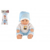 Teddies Bábika bábätko plast 30cm pevné telo v sáčku