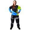 FLOORBEE Goalie Armor set 2.0 - black/blue XXL, čierna / modrá