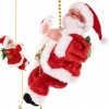Ruhhy 22502 Vianočné dekorácie Santa Claus na lane 100 cm
