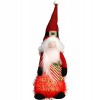 PLYŠOVÁ DEKORAČNÁ FIGURKA MIKULÁŠ LED výška 51CM CHRISTMAS DECORATION