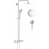Grohe Euphoria sprchová súprava nástenná s termostatom s dažďovou sprchou StarLight Chrome 27964000