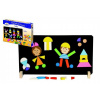 Magnetické puzzle deti v krabici 33x23x3, 5cm