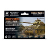 Sada akrylových farieb Vallejo Model Color - British Armour and Infantry from WW2 6x17ml
