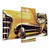 Picture Triptych Car Style Retro Decor 3D 90x60 (Picture Triptych Car Style Retro Decor 3D 90x60)