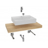 Hansa Koupelnová sestava s deskou pod umyvadlo Dolce 100x8x50 cm dub halifax KSETDO12