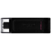 Kingston DataTraveler 70 USB flash disk 256 GB čierna DT70/256GB USB-C®; DT70/256GB