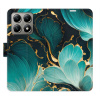 Flip pouzdro iSaprio - Xiaomi 14T Pro - Blue Flowers 02 s kapsičkami na karty (Flipové knížkové pouzdro, obal, kryt iSaprio s přihrádkami na karty a motivem)