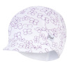 Little Angel Šiltovka tenká Tlač Outlast®s UV filtrom 50+biele kvietky veľ. 3 (42-44 cm)