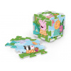 Penové puzzle Prasiatko Peppa / Peppa Pig 32x32x1cm 8ks vo fólii 0m+