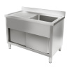 Royal Catering Drezová skrinka - 120 cm RCHS-1200WS