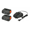 Gardena - Súprava 4A nabíjačky P4A AL 1830 CV a 2x aku PBA 18V/45 18V Li-Ion 2,5 Ah 14907-20