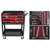 Dílenský vozík s nářadím MECHANIC TROLLEY JASON 94, 3 šuplíky, 1 police. 94 ks nářadí