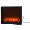 Stojanový krb bez vykurovacej funkcie elektrický Vilde čierny 1,35 W 41 x 25 x 10 cm