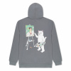 RIPNDIP - Mikina Art Club Hoodie Charcoal Veľkosť: L