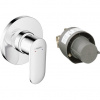Hansgrohe Podomietková sprchová batéria Vernis Blend, s telom, chróm 71663000