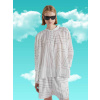 Dámska košeľa MEIMEIJ M6EBB2 Off White/Nero Ricam