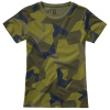 Dámské tričko s krátkým rukávem, Brandit, Swedish Camo, L