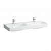 Laufen PRO S Dvojumývadlo 120cm, s 3 otvormi pre batériu, biela LCC H8149664001081 H8149664001081