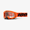 100 % OKULIARE MODEL RACECRAFT 2 NEON ORANGE - CLEAR LENS FARBA ORANŽOVÁ