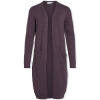 Vila Kabáty Noos Ril Long Cardigan - Plum Perfect Fialová