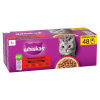 Jumbobalenie Whiskas 1+ Adult kapsičky 144 x 85 g - klasický výber v omáčke