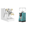 Lelit Mara PL62X V2, white + Eureka Mignon Specialita, CR tiffany blue