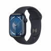 APPLE Watch Series 9 GPS 45mm Midnight Aluminium Case with Midnight Sport Band - S/M mr993qc/a