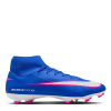 Nike Zoom Mercurial Superfly 10 Academy Adults Firm Ground Football Boots Blue/Wht/Pink 10.5 (45.5)