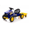 LEAN CARS G206 pedálový traktor modrý