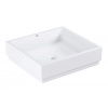 Grohe Cube Ceramic - Umývadlo bez prepadu, 500 mm x 470 mm, PureGuard, alpská biela 3948100H