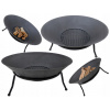 Záhradné ohnisko - Liatinové veľké krbu so stojanom s rozlohou 60 cm 4 mm xxl (Liatinové veľké krbu so stojanom s rozlohou 60 cm 4 mm xxl)
