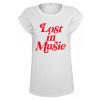 Ladies Lost In Music Tee M