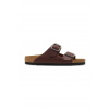Kožené šľapky Birkenstock Arizona Vintage Wood Wire Buckle 1030702.Roast hnedá EUR 46