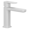 KLUDI RENON umývadlová batéria s výtokom Push-Open, EcoPlus, matná biela, 422895375