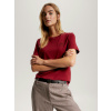 Tommy Hilfiger dámske vínové tričko WW0WW40273 XS