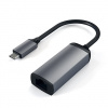 Satechi adaptér USB-C to Gigabit Ethernet - Space Gray Aluminium ST-TCENM