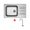 Sinks STAR 780 XXL + ELASTA nerez/sivá