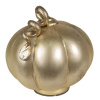 Clayre & Eef Zlatá antik sklenená dekorácia tekvica Pumpkin - Ø 21*22 ​​cm - Clayre & Eef