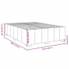 vidaXL Posteľný rám boxspring s matracom krémový 140x200 cm látka - Krémová - 206497-140121