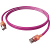 Easylan CS1OVADAD0010 RJ45 sieťové káble, prepojovacie káble CAT 6A S/FTP 1.00 m viacfarebná dvojžilový tienený, bez halogénov, samozhášavý 1 ks; CS1OVADAD0010