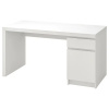 IKEA MALM Písací stôl biely 140x65 cm (IKEA MALM Písací stôl biely 140x65 cm)