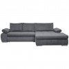 Carryhome ROHOVÁ SEDACIA SÚPRAVA, textil, sivá - Sedačky - 002300011401