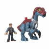 Jurský svet Imaginext dinosaurus Therizinosaurus + Owen