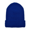Recycled Yarn Waffle Knit Beanie - royalblue