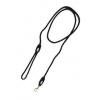 Vodítko BUSTER Reflective lanové 180cm/8mm čierne