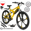 Horský bicykel MTB iWobike Yellow Fang, rám 18 palcov, kolesá 26