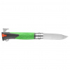 Opinel Zatvárací nôž VRI N°12 Inox Explore s odstraňovačom kliešťov a píšťalkou, 10 cm, zelený 002454
