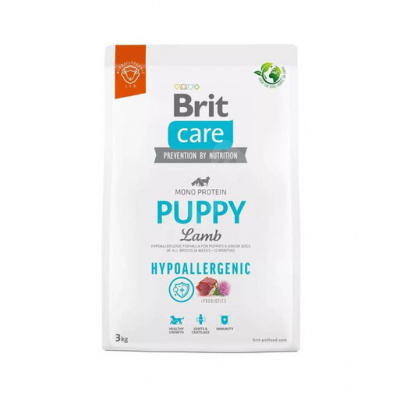 Brit care dog hypoallergenic puppy lamb granule pre šteňatá 3 kg