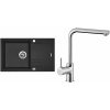 Set Sinks G4630XC (dřez Linea 780 XC Granblack 30 + baterie Elka Chrom - lesklý)