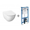 Jika Mio Set podomietkový modul+závesný klozet Mio Rimless s skrytým upevnením,Biely H6007140000002
